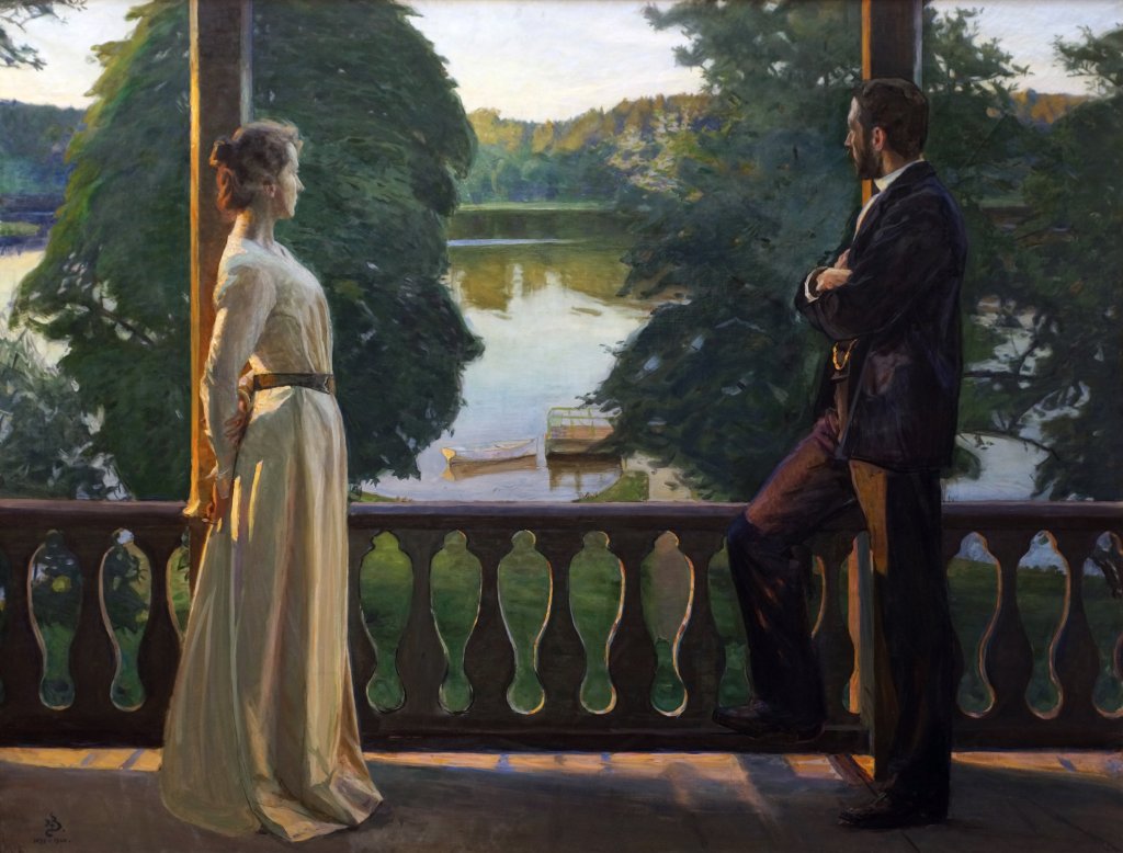 Nordic Summer Evening by Richard Bergh.